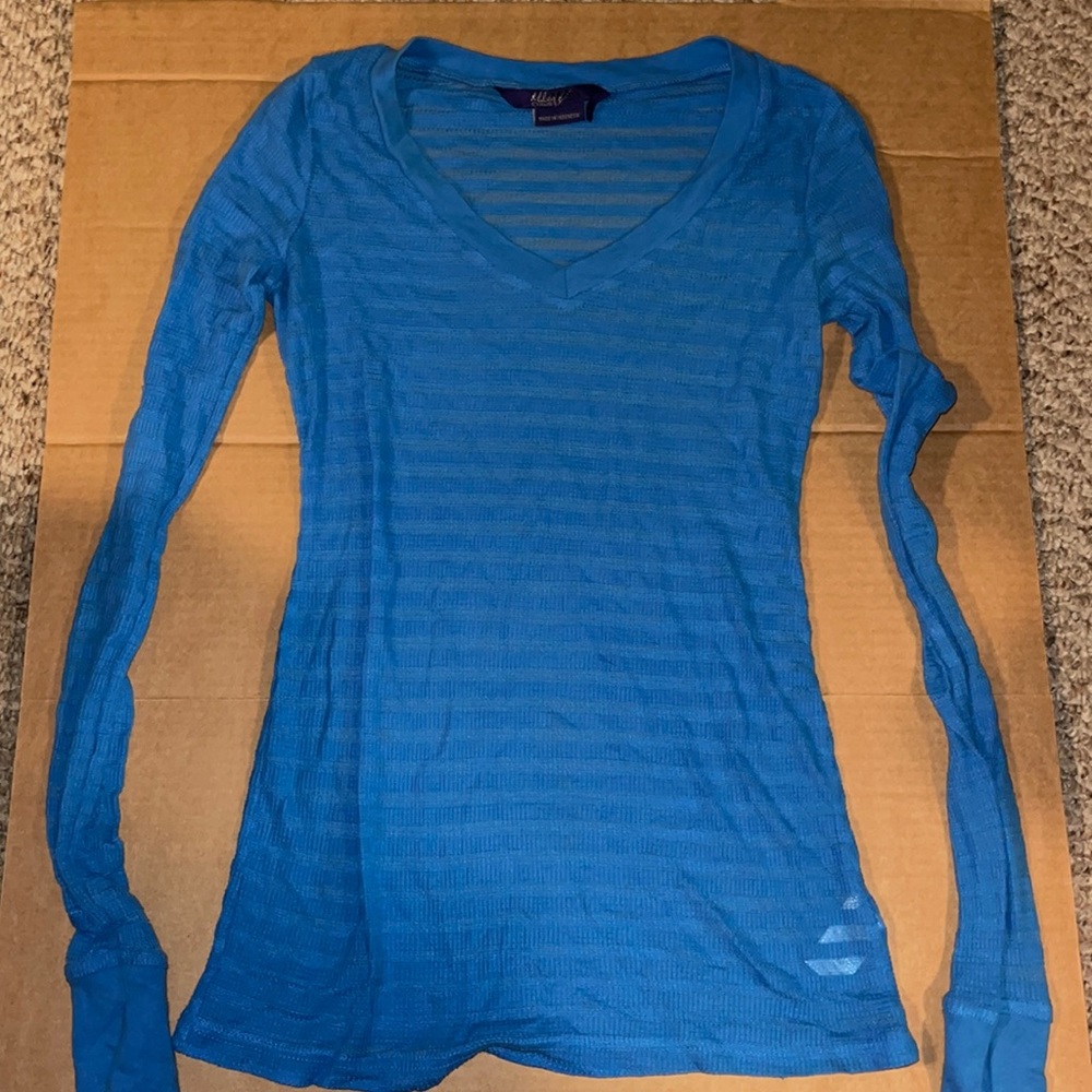 Teens thin material long sleeve shirt